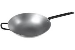 Wok-сковорода c круглым дном 38 см 6.7 л, сталь