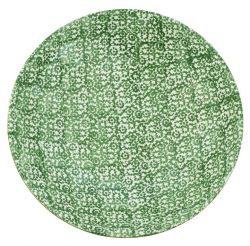 Салатник D 35 см  Vesta зеленый, керамика