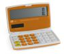 Калькулятор оранжевый